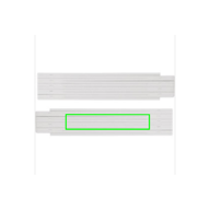 Régua dobrável de fibra de vidro